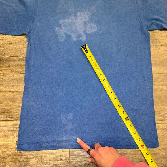 RARE Vintage Kentucky Wildcats UK 1983 Sky-Sama-Dippa Tshirt Medium Distress (18 - Picture 6 of 9